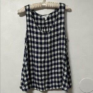 Checkered Sleeveless Top